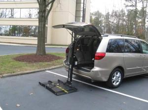 electric wheelchair van